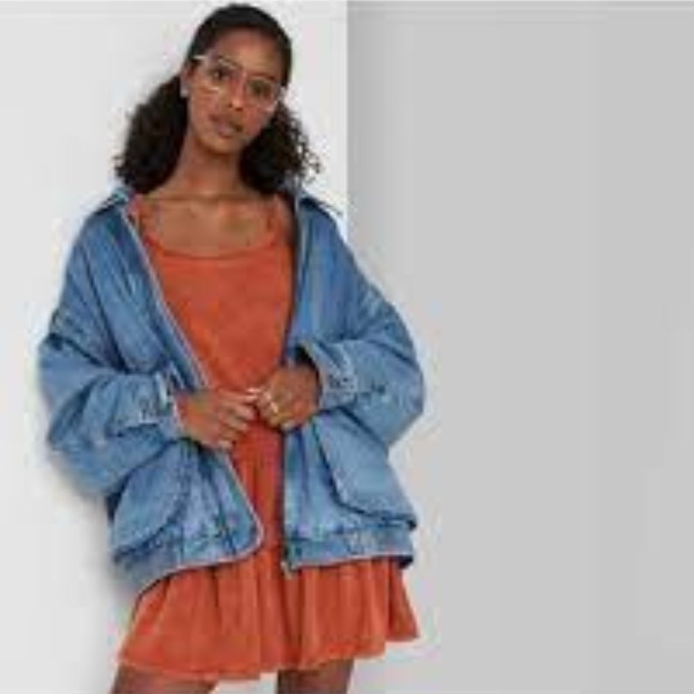 Wild Fable Mineral Wash Sweatshirt Tank Dress XS